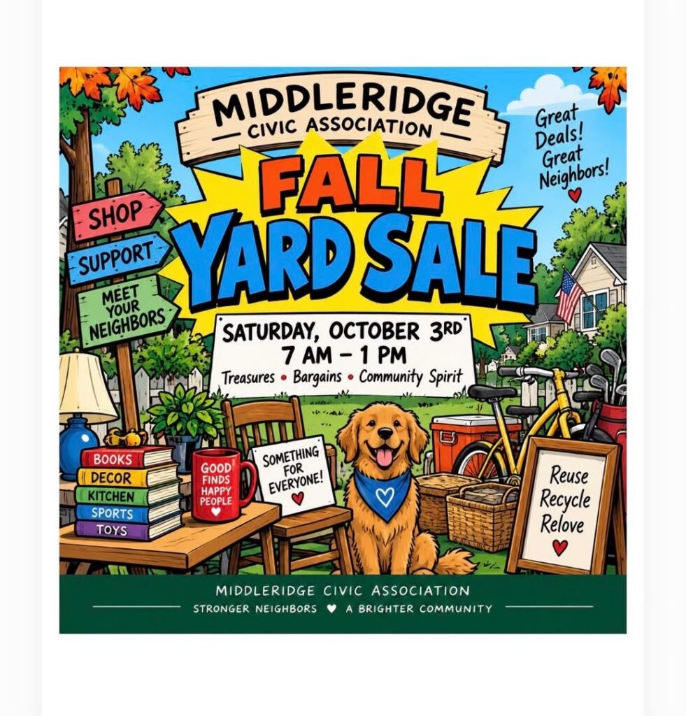 Fall Yard Sale Flyer